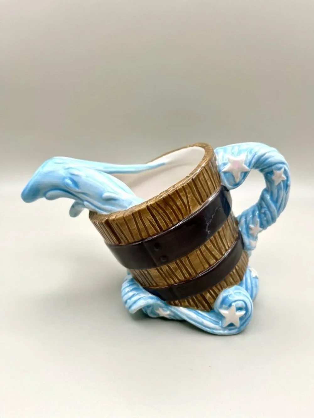 VTG 80s Disney Fantasia Sorcerer’s Apprentice Ceramic Cream Pitcher Magic Bucket